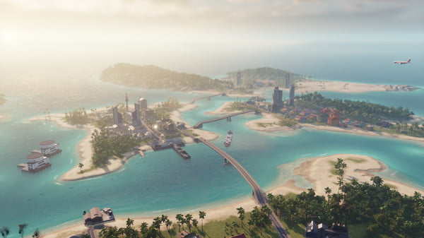 Screenshot of the satirical game Tropico
